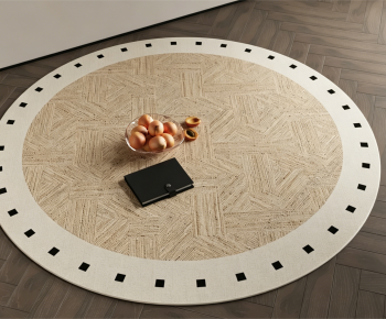 French Style Circular Carpet-ID:119674921