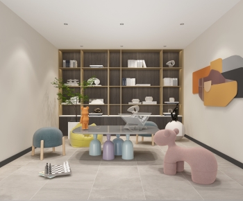 Modern Children's Room Activity Room-ID:819484957