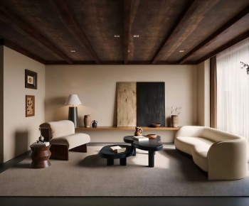 Modern A Living Room-ID:597720155