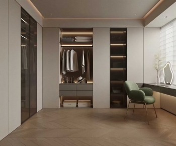 Modern Clothes Storage Area-ID:233020832