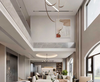 Modern A Living Room-ID:493407016