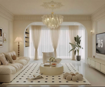 Modern A Living Room-ID:732501982