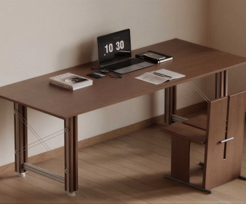 Modern Computer Desk And Chair-ID:581185103