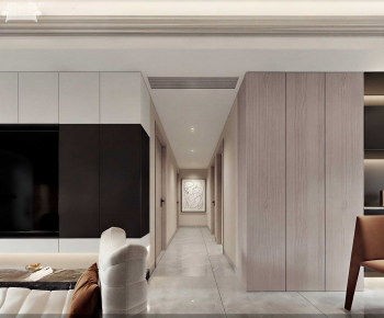 Modern A Living Room-ID:651897919