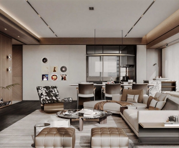 Modern A Living Room-ID:729991912