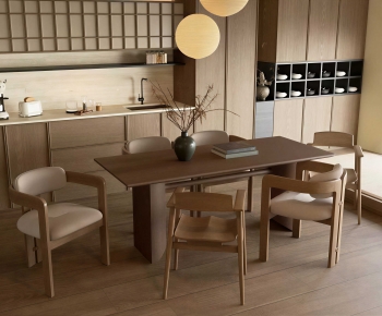 New Chinese Style Dining Table And Chairs-ID:463422068