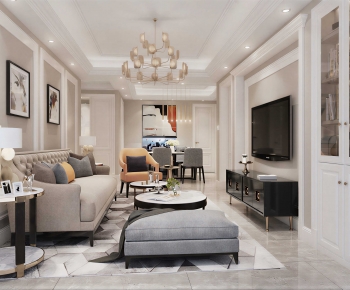 Modern A Living Room-ID:238557102