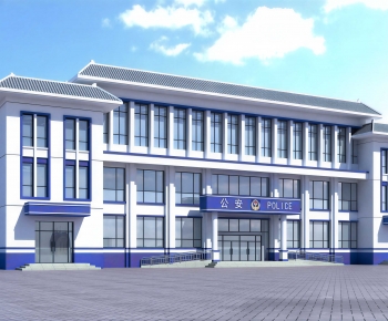 Modern Appearance Of Commercial Building-ID:271846064