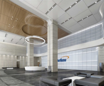 Modern Office Reception Desk-ID:539186956