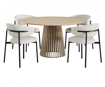 Modern Dining Table And Chairs-ID:884170062