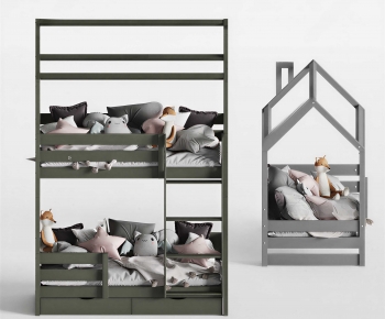 Modern Bunk Bed-ID:476933968