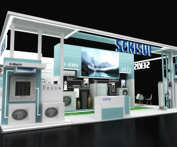Modern Exhibition Hall-ID:407955881