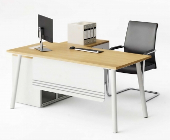 Modern Office Desk And Chair-ID:563008072