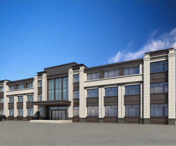 Modern Appearance Of Commercial Building-ID:161577948