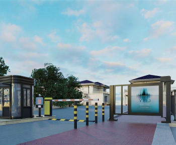 Modern Security Booth-ID:947024112