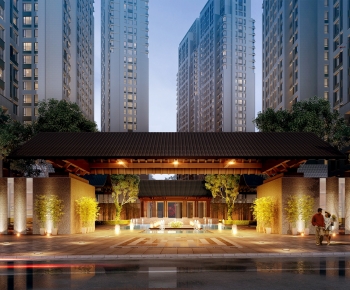 New Chinese Style Residential Building-ID:278350112