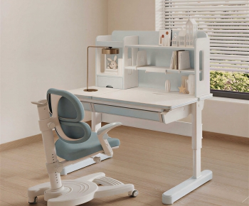 Modern Computer Desk And Chair-ID:767543088