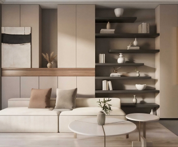 Modern A Living Room-ID:673952101