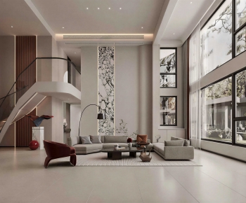 Modern A Living Room-ID:453766111