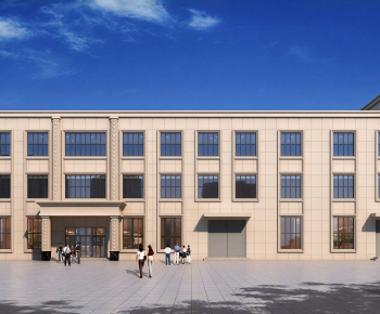 Modern Appearance Of Commercial Building-ID:386161098