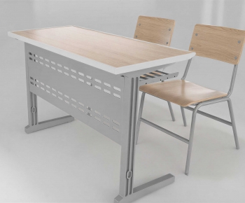 Modern Computer Desk And Chair-ID:198569331