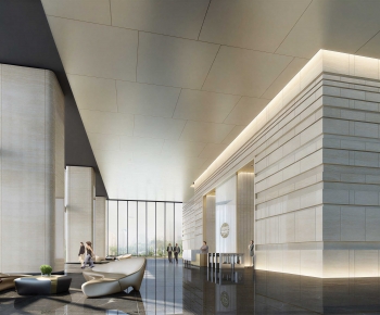 Modern Office Reception Desk-ID:497222903
