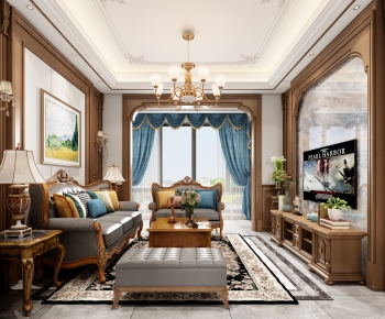 American Style A Living Room-ID:590003971