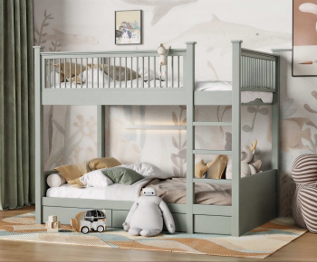 Modern Bunk Bed-ID:346303944