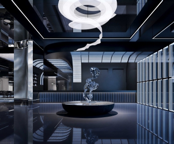 Modern Exhibition Hall-ID:906848979