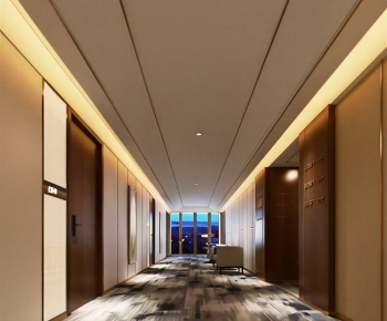 Modern Office Elevator Hall-ID:166850183