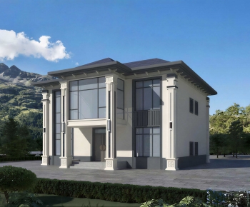 New Chinese Style Residential Building-ID:927678116