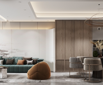 Modern A Living Room-ID:550945043