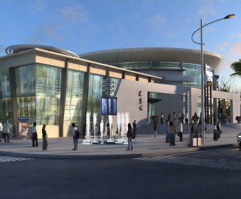 Modern Appearance Of Commercial Building-ID:625732908