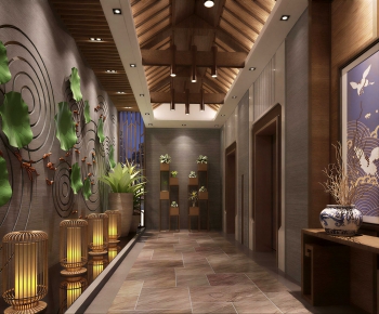 New Chinese Style Corridor-ID:426357031