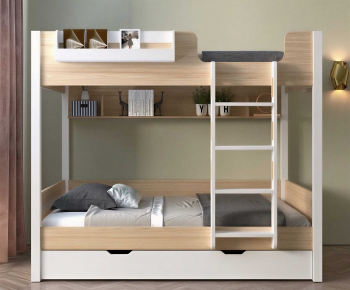 Modern Bunk Bed-ID:535799982