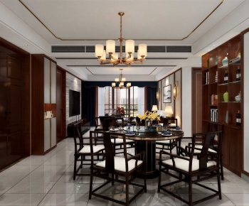 New Chinese Style Dining Room-ID:913211114