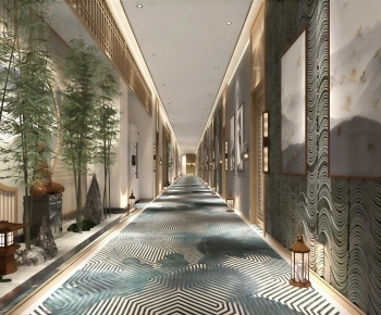 New Chinese Style Corridor-ID:416023028
