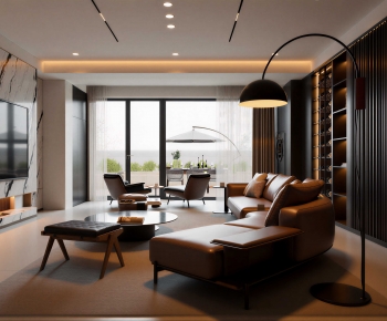 Modern A Living Room-ID:339979892