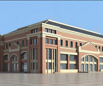 European Style Appearance Of Commercial Building-ID:979326967