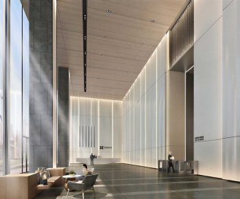 Modern Office Reception Desk-ID:900356055