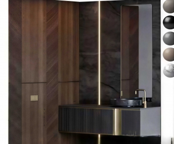 Modern Bathroom Cabinet-ID:570823918