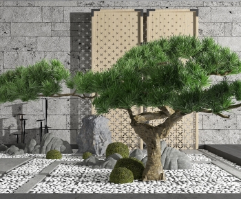 New Chinese Style Plant Landscaping-ID:401285896