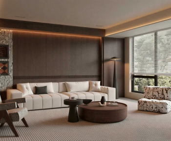Modern A Living Room-ID:813241961