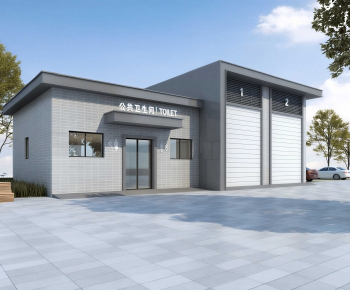 Modern Public Building-ID:906090974