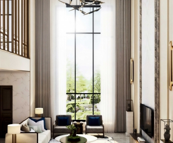 Modern A Living Room-ID:235157975