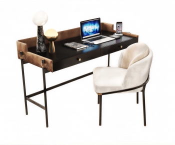 Modern Computer Desk And Chair-ID:501065976