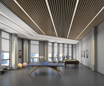 Modern Staff Recreation Room-ID:607525117