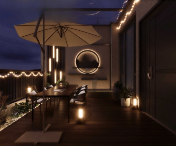 Modern Leisure Balcony-ID:123699905