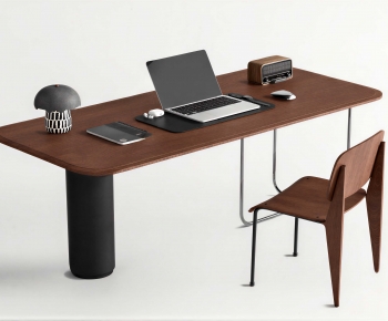 Modern Computer Desk And Chair-ID:612768894