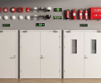 Modern Fire Door-ID:489674094